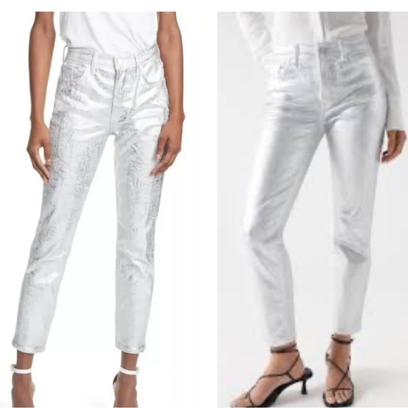 GRLFRND Karolina Coated High Waist Skinny Jeans Better Than You - Picture 3 of 14